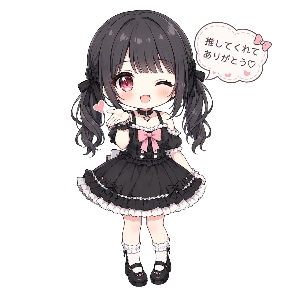 なう「推してくれてありがとう♡」
